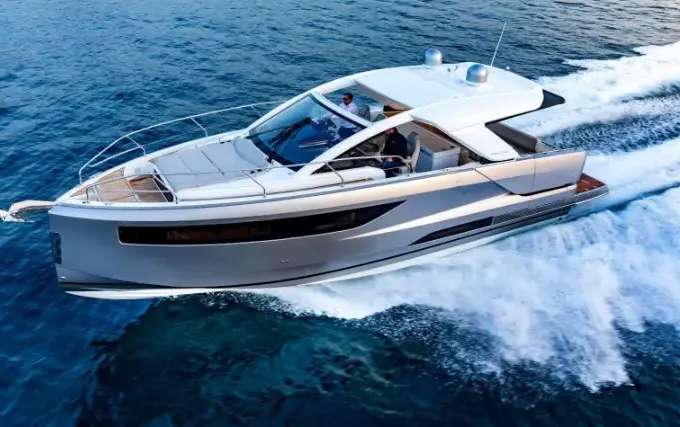 Jeanneau DB 43 Luxury Yacht boarding in Antibes, Cannes, St Tropez or Monaco