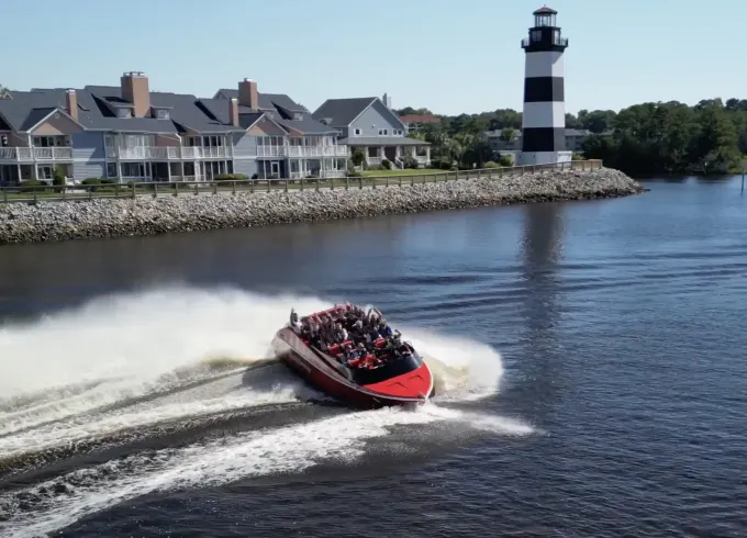 Thrilling Adrenaline Sightseeing Jet Boat Ride In North Myrtle Beach