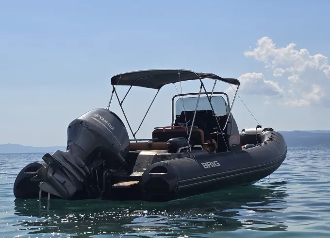 Ride the Adriatic on a 22' Brig Eagle 6.7 RIB in Makarska