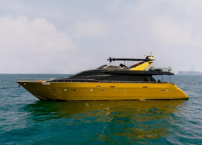 ANNA 85FT GOLDEN LUXURY YACHT WITH JACUZZI IN DUBAI