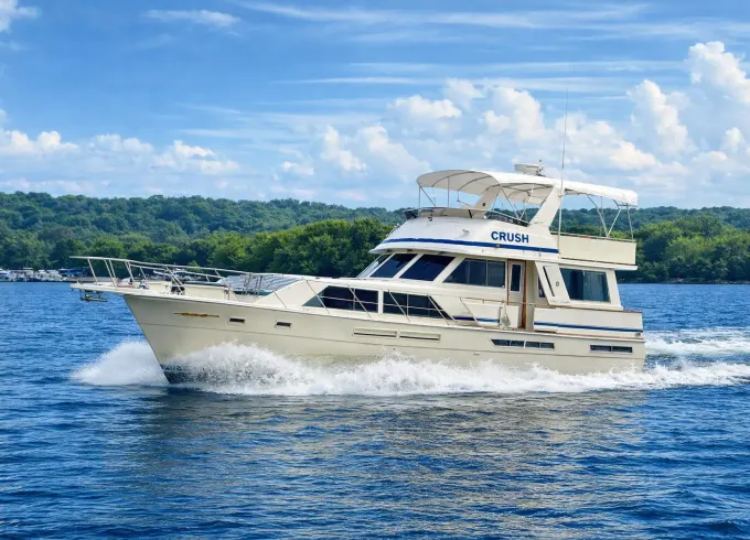 Relax along the Potomac on Crush! 55’ Luxury 4-Deck Yacht