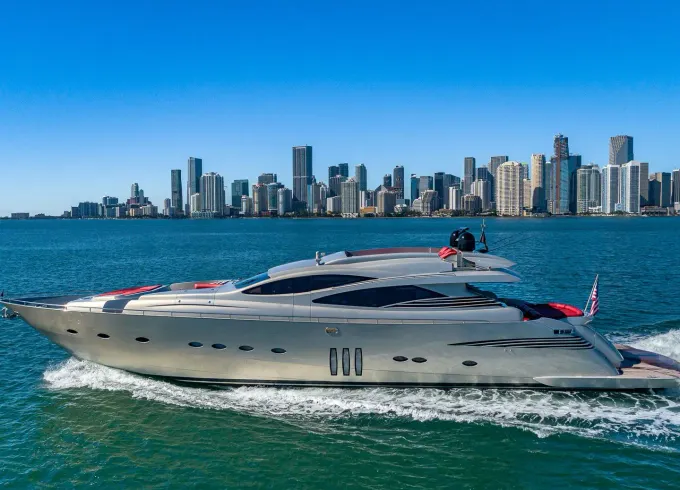 90’ Pershing 2025 Refit Luxury Yacht Charter Miami!