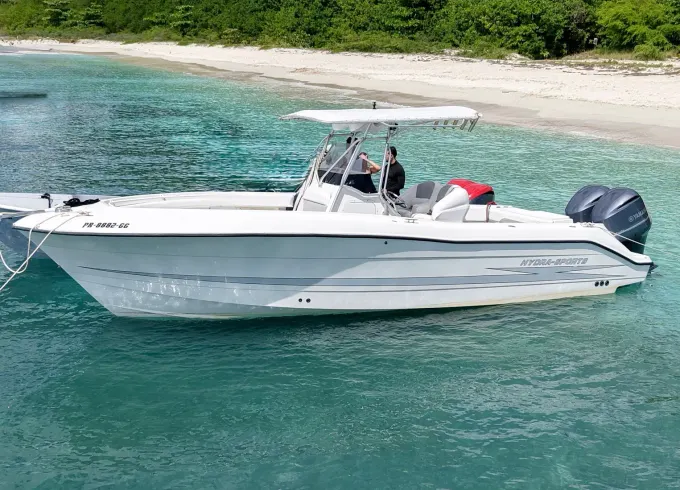 Private Tours on Hydra Sport 28’ Center Console in Fajardo, PR