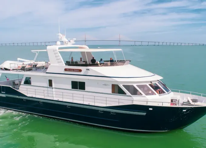 "Island Soul" Boundless Custom Power Mega Yacht Charter in Tampa, Florida