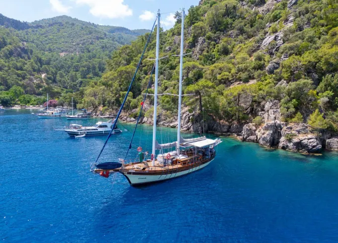 Amazing Blue Cruise on a Traditional Gulet Boat in Aegean Sea all around Fethiye