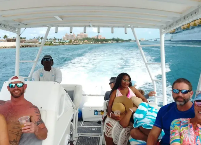 "Rose Island Beach & Pig Swimming Charters - Captain Included"