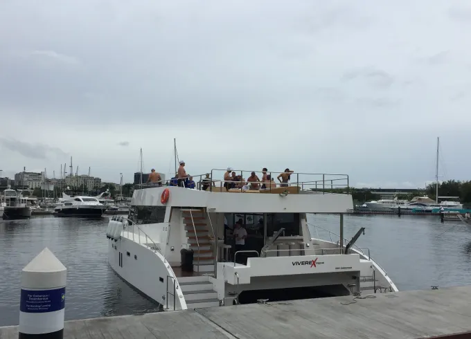 Charter a 56ft Power Catamaran in Rio de Janeiro, Brazil