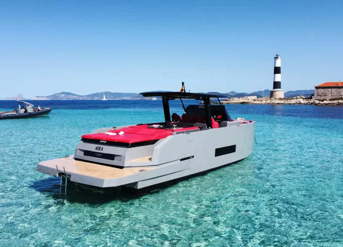 D42 Open AURA | Luxury Day Charter Ibiza | 11 Guests + Captain