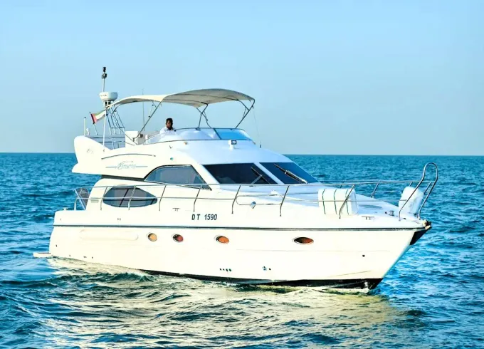 Charter Luxury 50' Majesty Yacht — 3 Bedrooms, up to 18 Guests in Dubai Marina