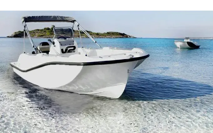 Hit the water with this 6' V2 Center Console boat rental in La Savina, Spain