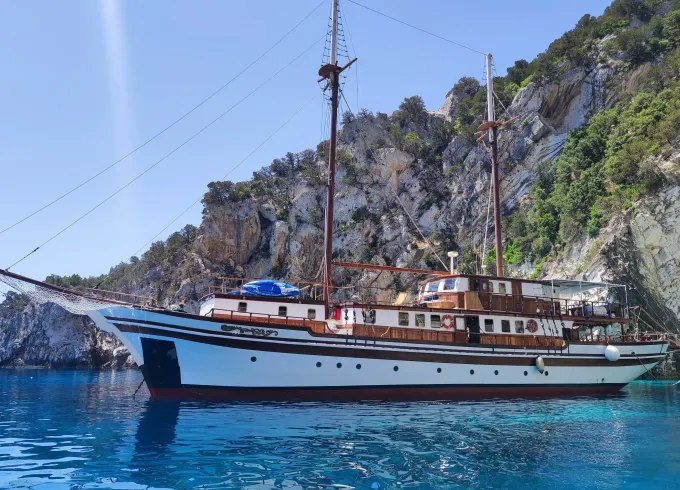 12 Cabins Aegean Lady Gulet for large groups in Corfu, Greece