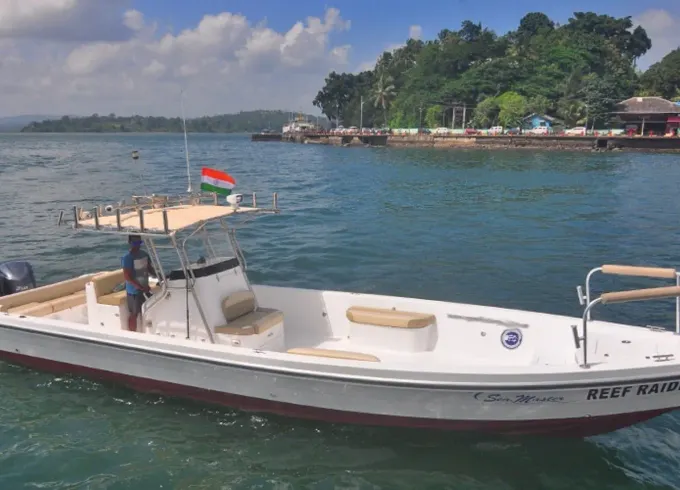 Andaman Big Game Fishing on 37ft Reef Raider – Port Blair Private Charter