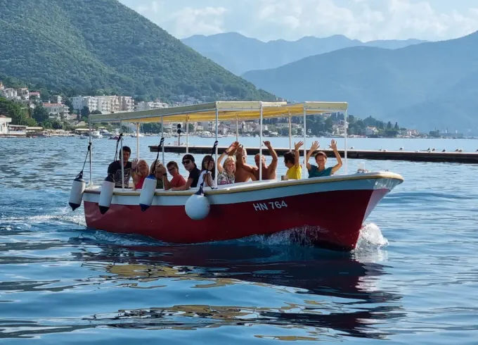 Taxi boat in Herceg - Novi