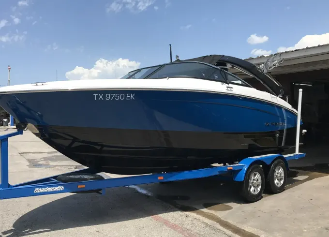 Enjoy this new 25 foot open bow Regal on Lake Minnetonka.