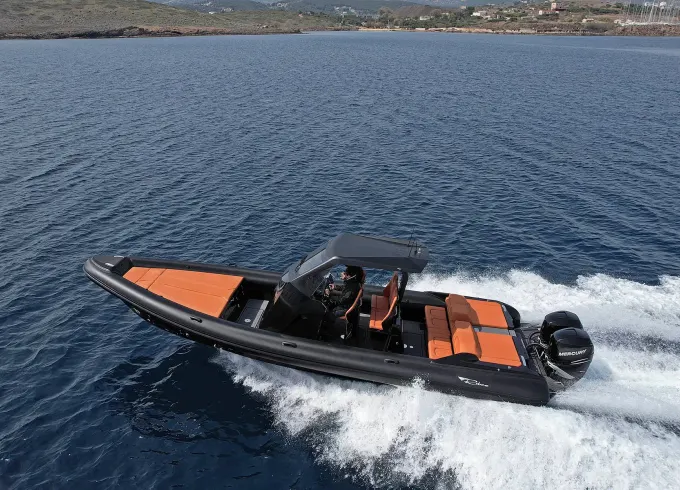 Koilada Blue 1 — Ribco Seafarer 36 X — 2 x 400 HP Verado L6