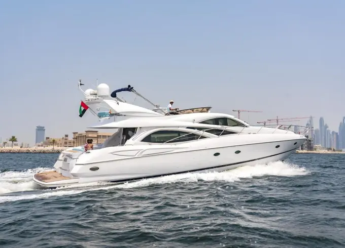 Sunseeker 64ft Luxury Motor Yacht in Dubai | Elegance and Comfort