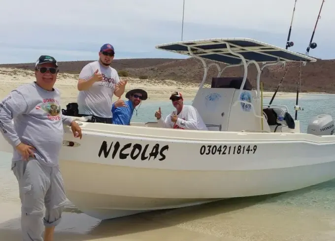 Fishing Trip on 26ft Super Pangas on the seas of the Pacific and Sea of Cortez!