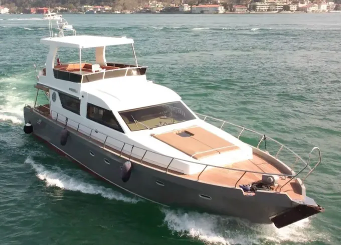 Luxury Bosphorus Yacht Tour & Swimming Experience in Istanbul | 55' Custom Yacht