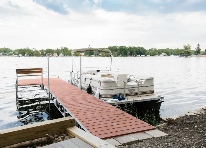 Lake Tichigan Pontoon Boat Waterford (30 mins from MKE), no tubing, min 3hrs