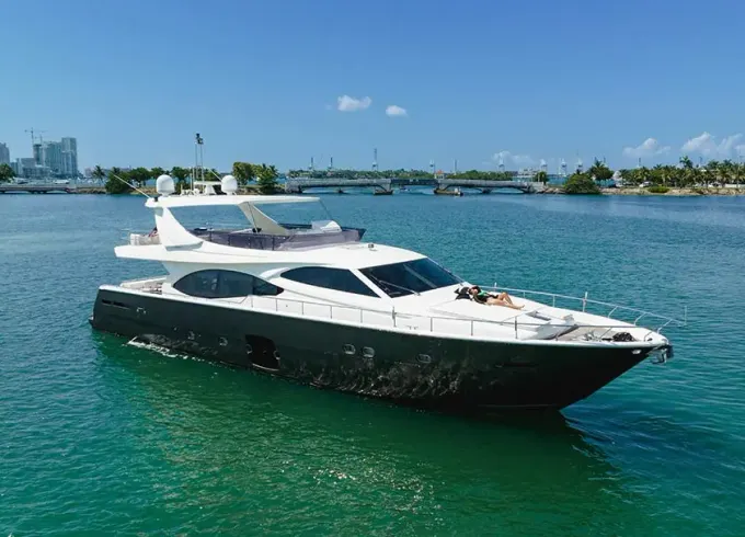 Luxury 80' Ferretti serving south Florida and Bahamas