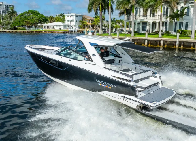 38ft Luxury Sport Yacht Charter in Newport Beach -  Coastal - Dolphin - Tv