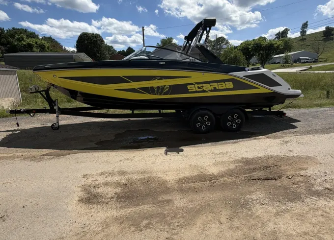 25' Scarab with 600hp supercharg jet Rotax Motors | Tubing & Wakeboard