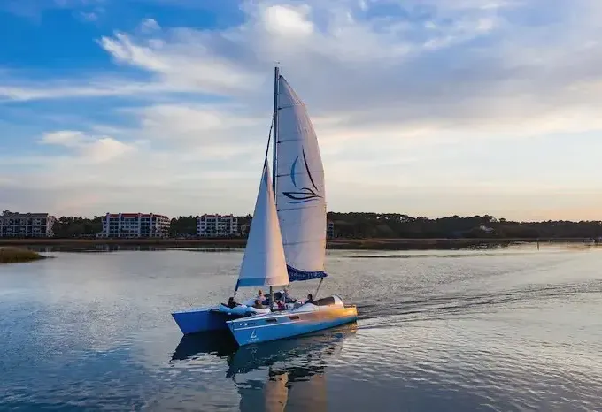 27ft Stiletto Sailboat SE Private Sailing Experience - Salt Marsh Charter