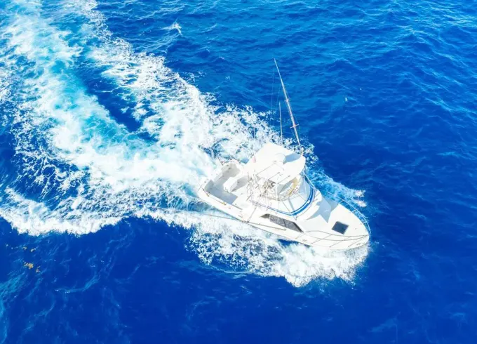 32ft Blackfin fishing boat for the most fun fishing in Riviera Maya