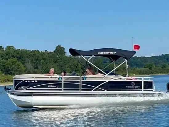 28ft Regency Pontoon Boat Rental lake Lewisville