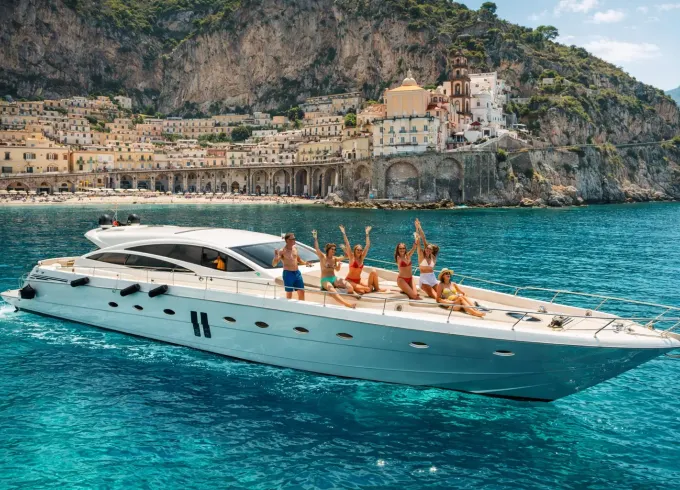 Luxury Pershing 62 Yacht Experience on Amalfi Coast