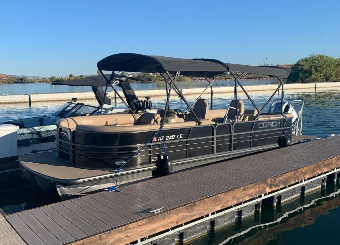 27' Coach Pontoon for rent in Lake Havasu City