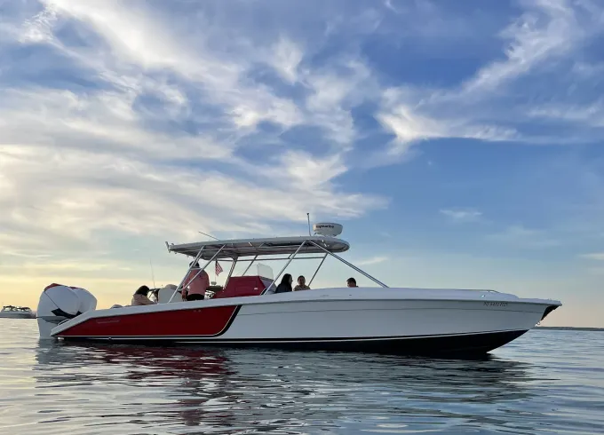 39' Sonic Tender 36 CC Center Console on Michigan Waters