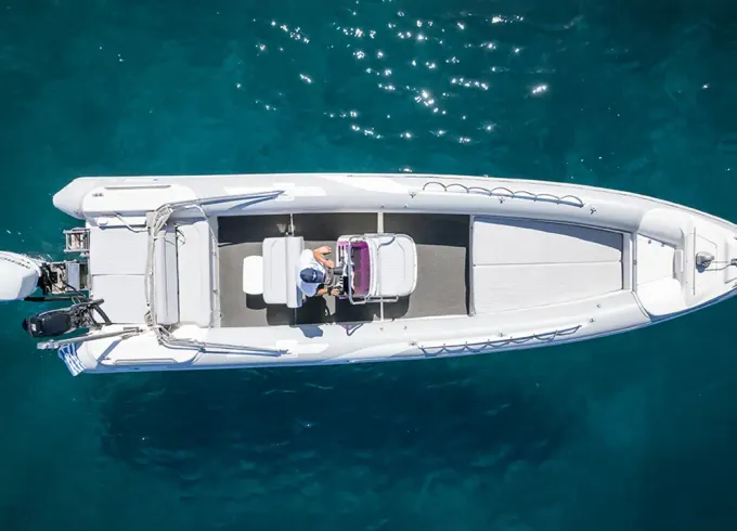 Marvel 9.60m / 300hp / 9pax - Skippered RIB Rental in Milos, Greece