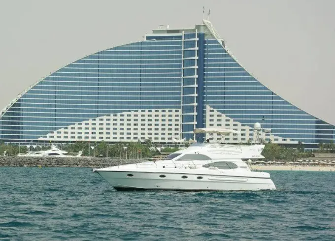 50ft Dubai Marine Motor Yacht Rental in Dubai, UAE