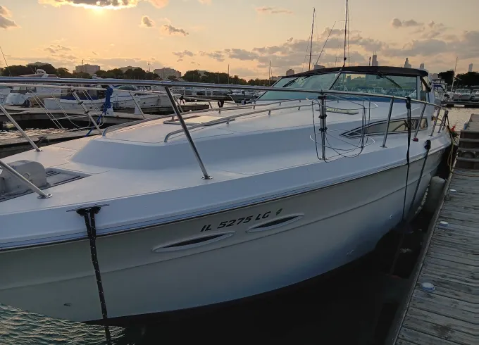 Beautiful Sea Ray 390 Express Cruiser Yacht for 12 Guests in Chicago