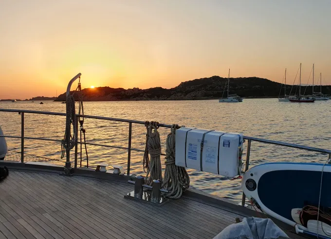 Italy, Sardinia 85' Small Boat Cruise Gulet Victoria With captain and crew