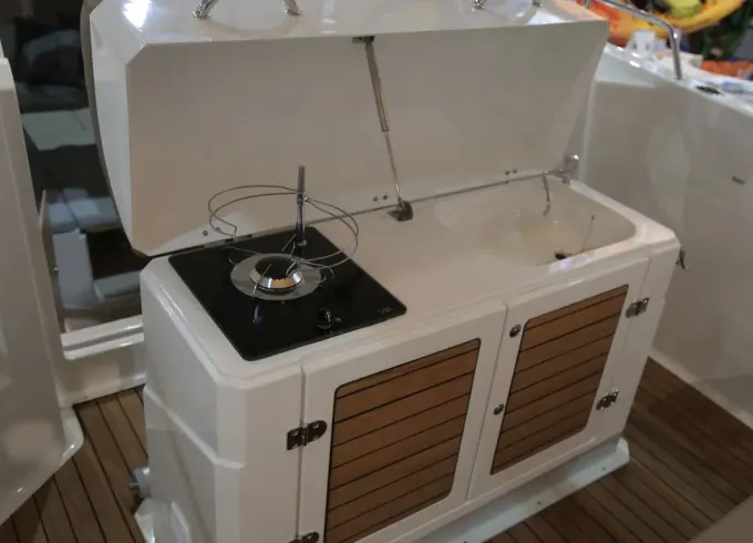 Atlantic 750 Sun Cruiser for Bareboat and Skippered Charter in Tribunj