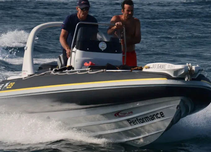 Topline Pegasus 23 Sport Rib in Platis Gialos! Rent a boat for Private Cruises