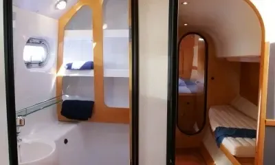 Okeanos 46ft Bahia Fountaine Pajot Rental in Ornos, Mykonos, Greece