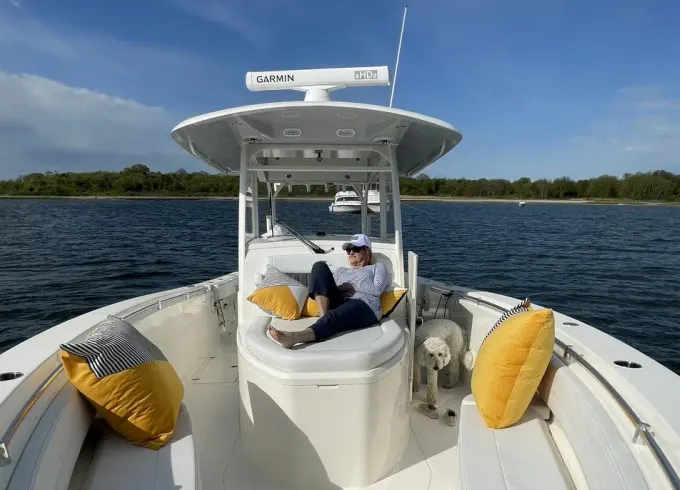 Cobia 35' Charter tours in Newport on a 2021 Power Yacht