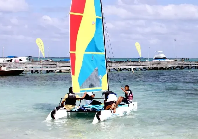 Beach Catamaran and Windsurf Rental in Playa Blanca Beach