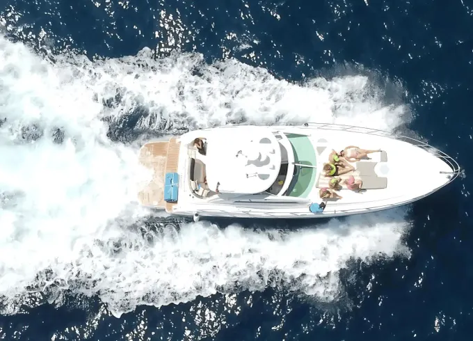 Cabo Luxury 45ft Yacht Charter – Private Crew & Snorkeling