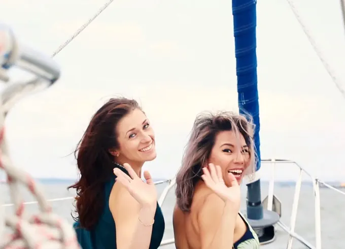 Sail New York's historic waterways aboard Water Music, a classic 40 foot yacht.