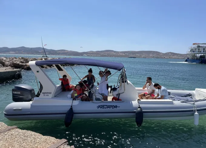Predator 8 meters with skipper or valid boating license