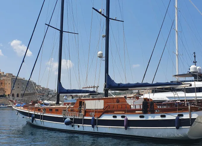 luxury small ship Gulet Charter Elianora in Capri, Amalfi Napoli, Italy