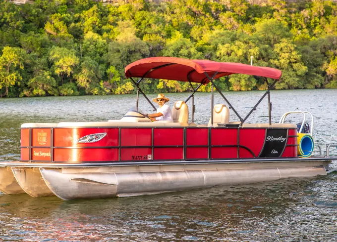 Lake Austin⎜Party Cove Pontoon⎜Captain Included