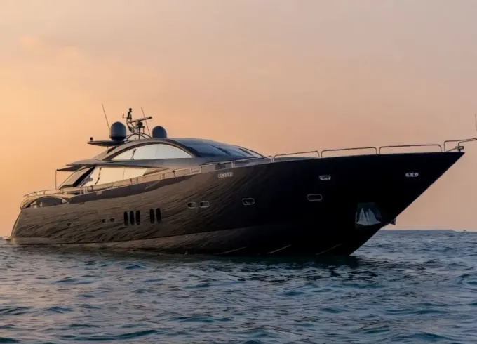 EXPERIENCE DUBAI ON OUR BLACK PREDATOR 108FT POWER MEGA YACHT