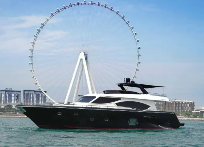 Black Pearl 95ft Majesty Yacht | Jacuzzi | Specious | Water sports
