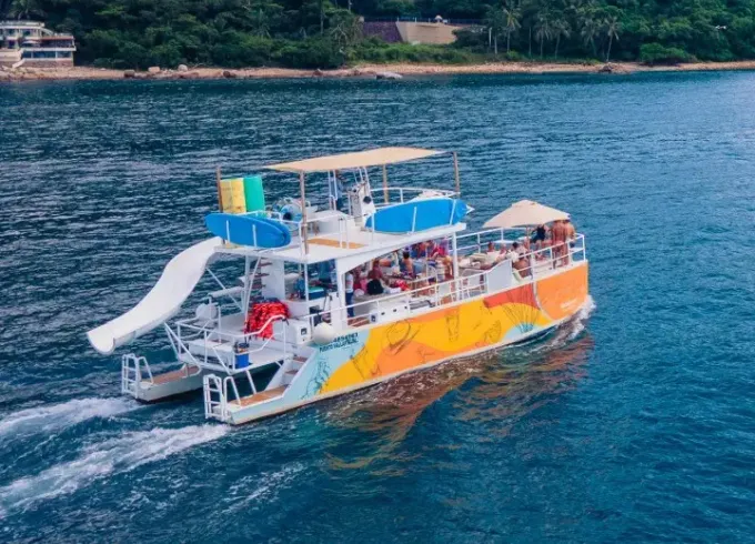 50ft Catamaran Cruise in Puerto Vallarta for 20 Passengers - Snorkeling and More