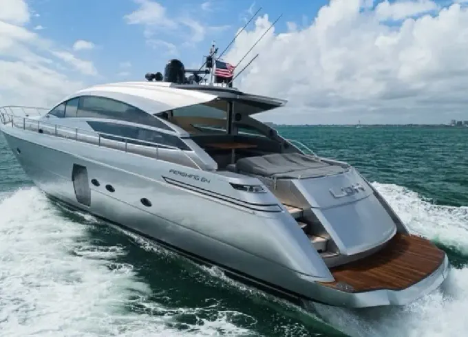 Enjoy Miami in 64ft Pershing Motor Yacht